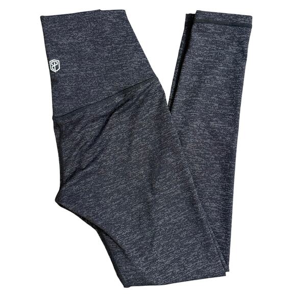 Born Primitive Pants - Born Primitive Your Go To Legging 2.0 CrossFit Micro Stripe Dark Gray Women’s XS